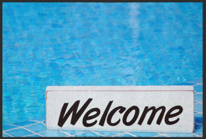 Bild in Slideshow öffnen, Fussmatte Welcome Swimmingpool 4791 - Fussmatte Individuell
