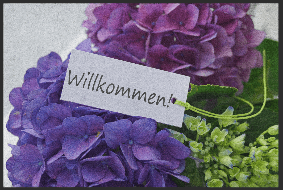 Fussmatte Willkommen 10021