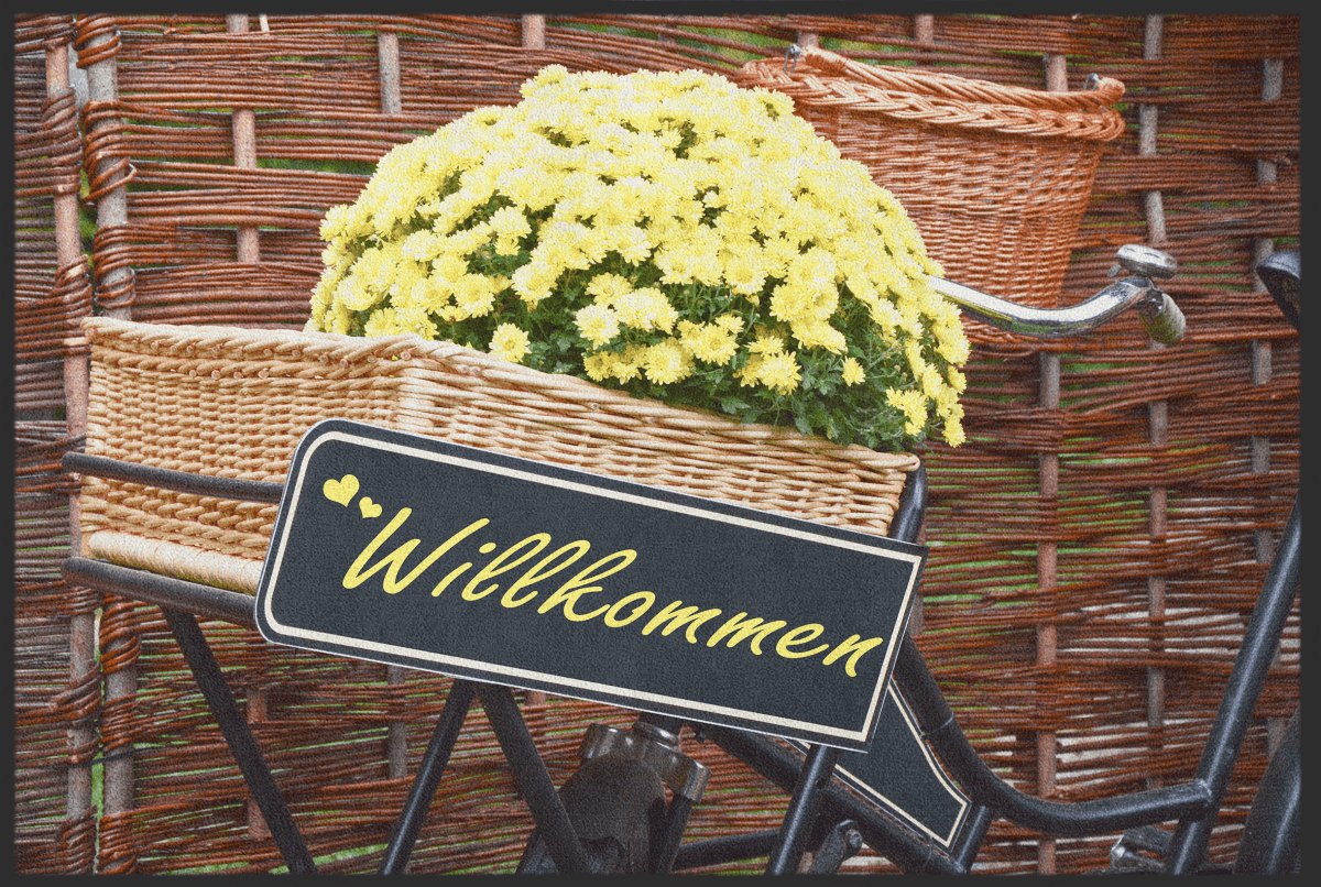 Fussmatte Willkommen 10034