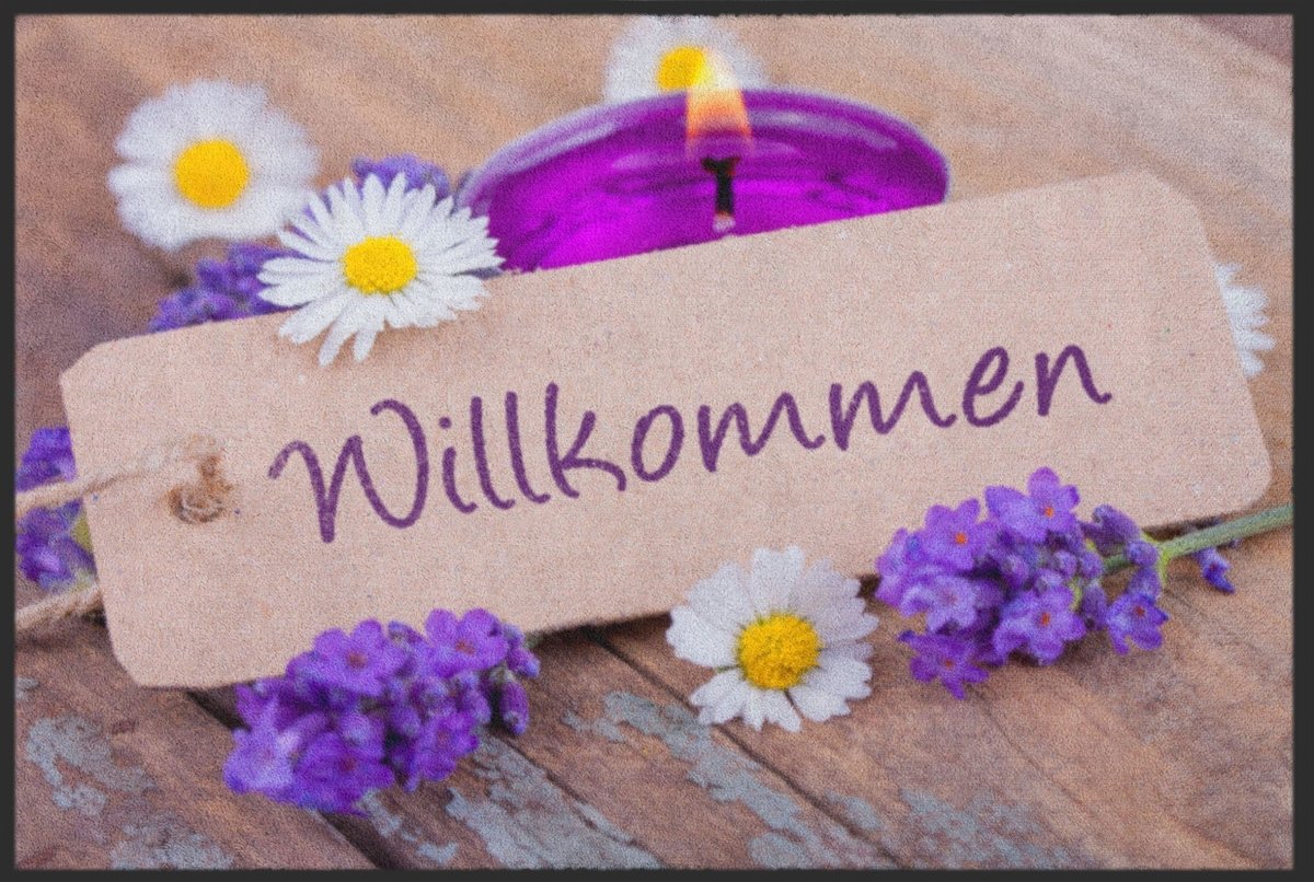 Fussmatte Willkommen 4171