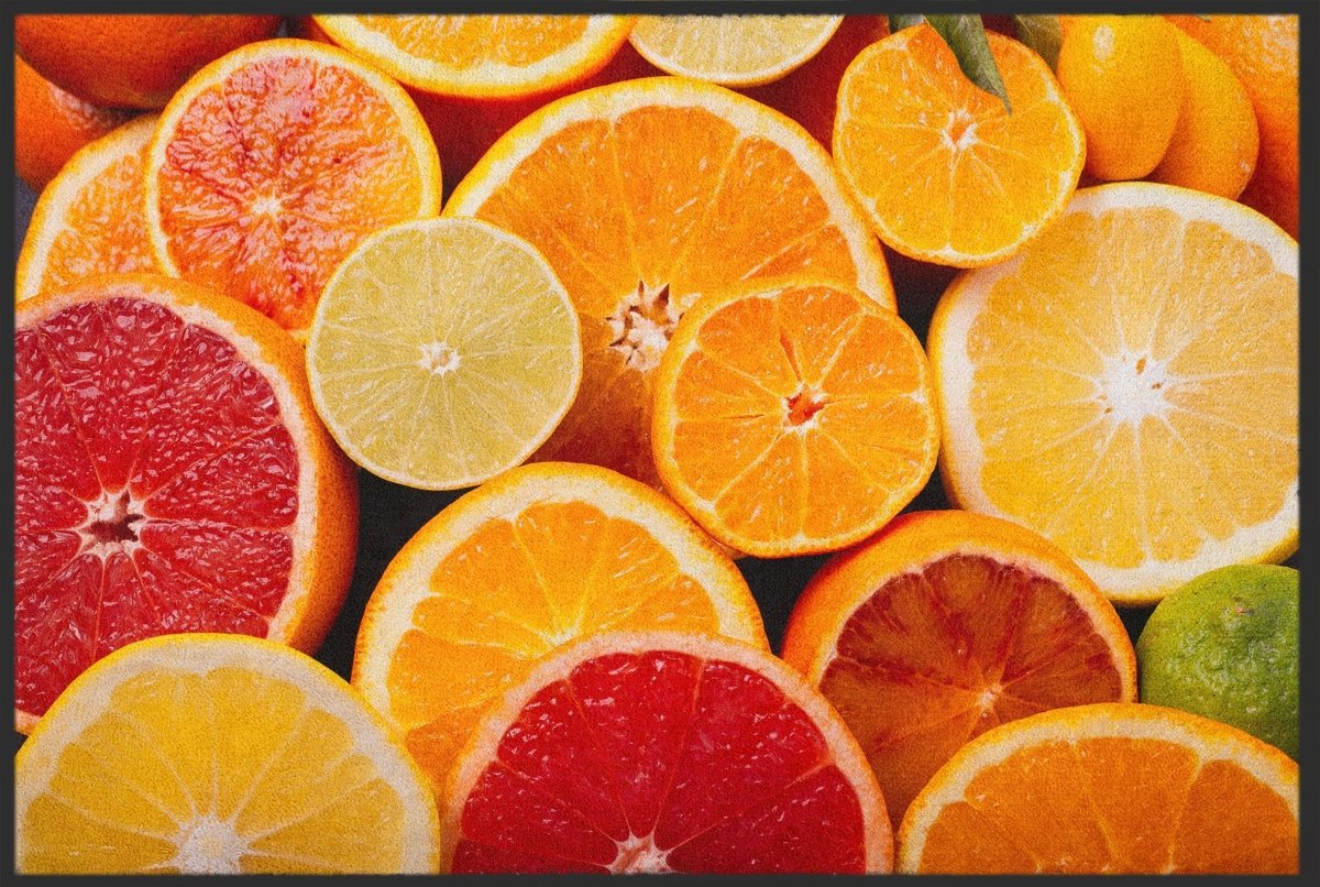 Fussmatte Zitrusfrüchte 10204