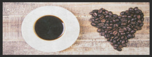 Küchenteppich Kaffee 4383 - Fussmatte Individuell