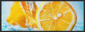 Bild in Slideshow öffnen, Küchenteppich Zitrone 4346 - Fussmatte Individuell
