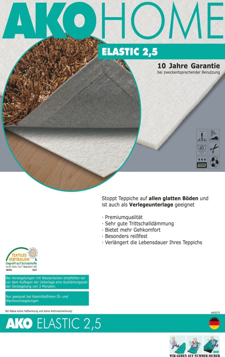 Teppichunterlage Elastic für glatte Böden 180 cm